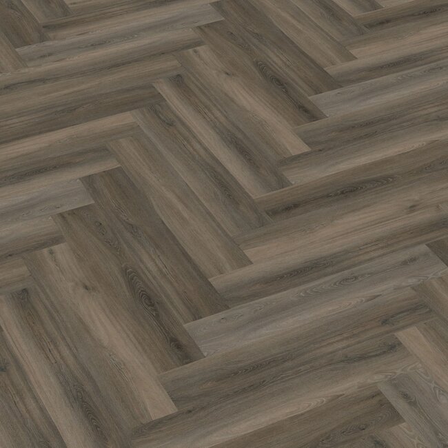 Ambiant Spigato Dryback Visgraat PVC Donker Grijs