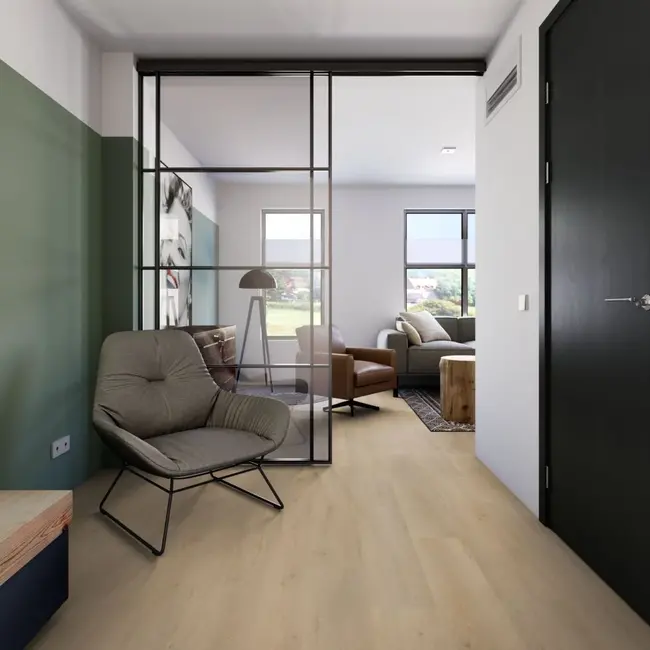 FLOORWORLD Dallas XL Plank Beige Eiken Plak PVC