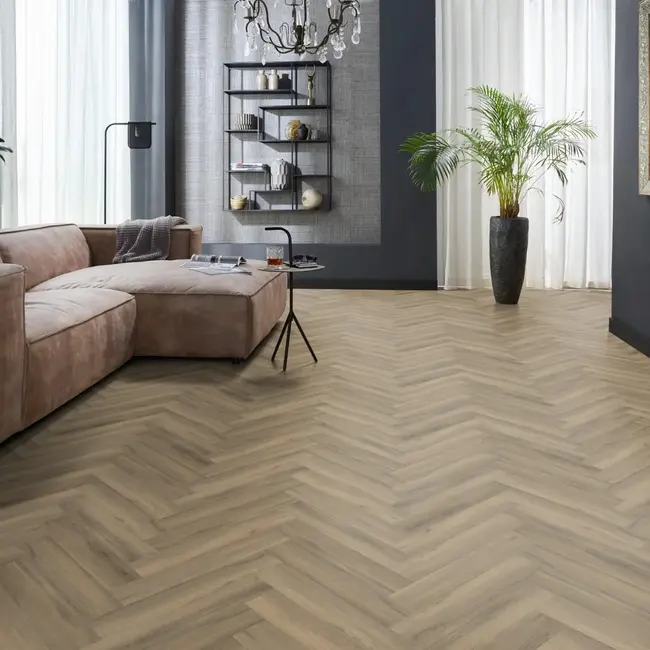 Ambiant Spigato visgraat click SRC light brown