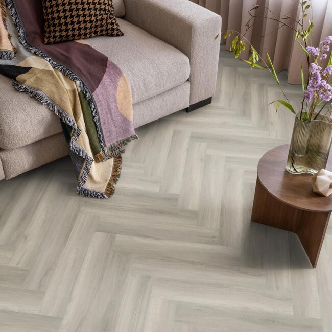 Ambiant Spigato visgraat click SRC grey