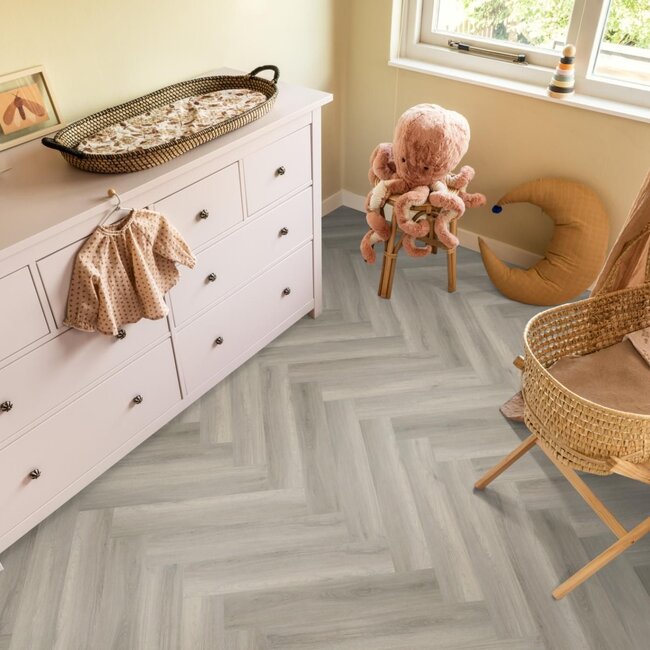 Ambiant Spigato visgraat click SRC grey