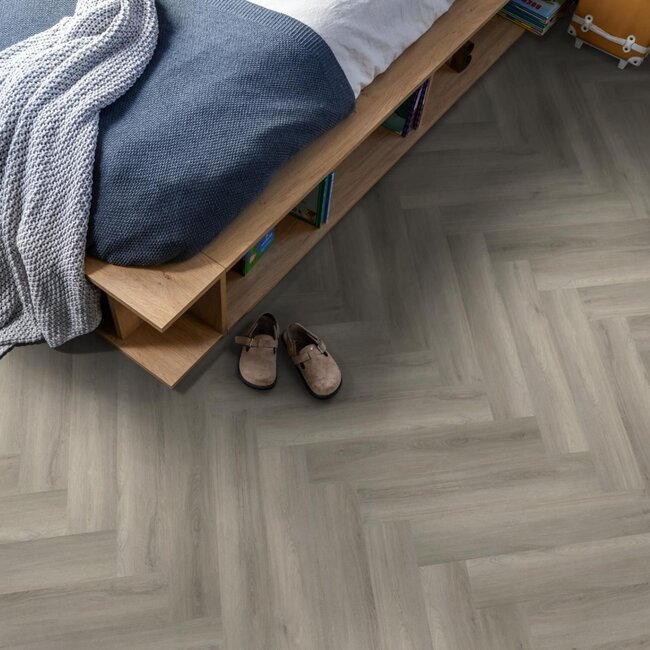 Ambiant Spigato visgraat click SRC grey