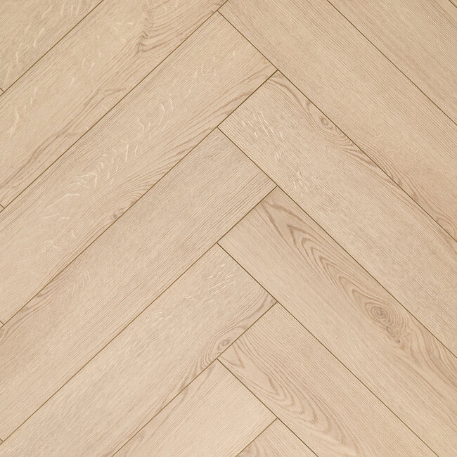 Floer Visgraat Laminaat – Crème Eiken