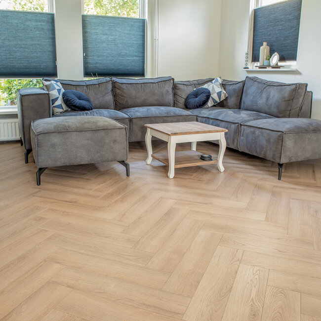 Floer Visgraat Laminaat – Onbehandeld Eiken