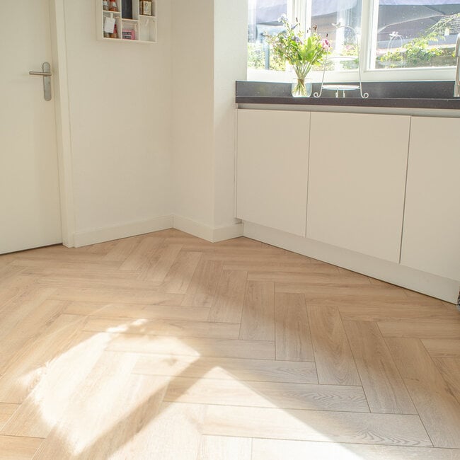 Floer Visgraat Laminaat – Onbehandeld Eiken