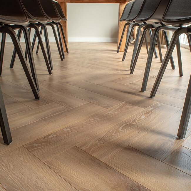 Floer Visgraat Laminaat – Natuur Eiken