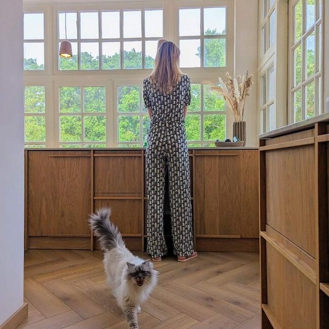 Floer Visgraat Laminaat – Natuur Eiken