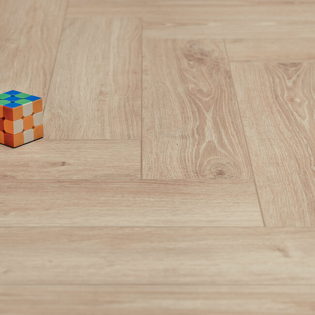 Floer Visgraat Laminaat – Mat Wit Eiken