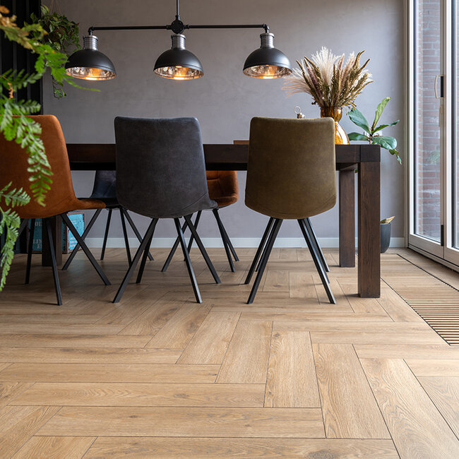 Floer Visgraat Laminaat – Bruin Eiken