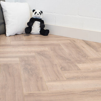 Floer Floer Visgraat Laminaat – Gerookt Wit Eiken