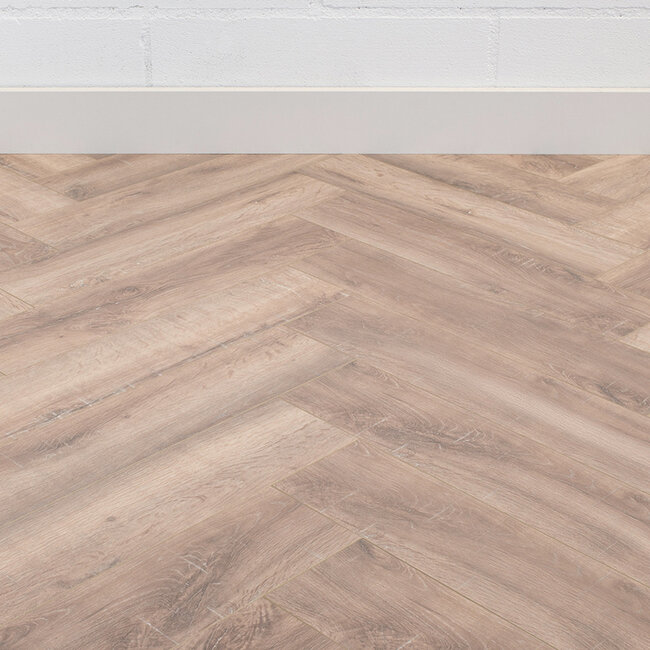 Floer Visgraat Laminaat – Gerookt Wit Eiken