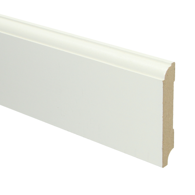 MDF Eigentijdse plint Zuiver wit RAL 9010