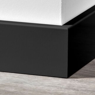 MDF Renovatie plint modern Gitzwart RAL 9005