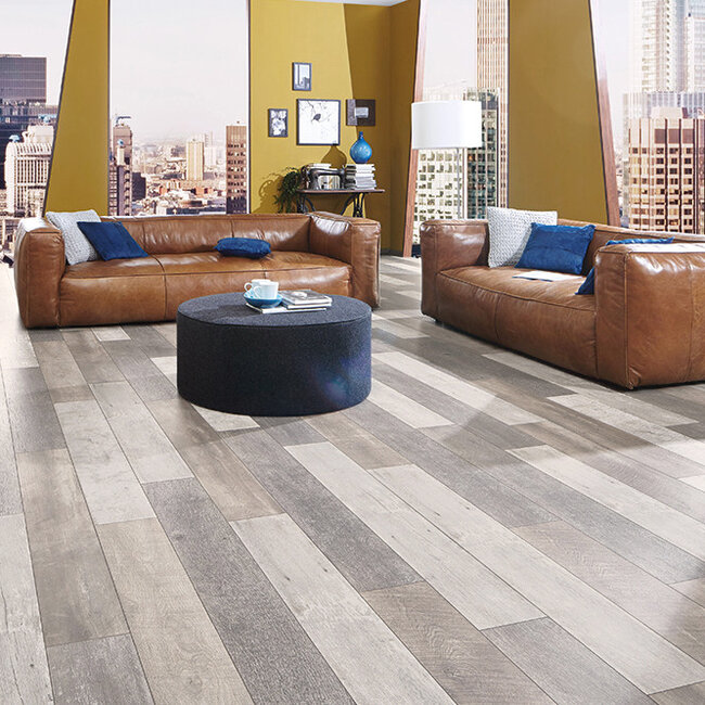 Floer Sloophout Laminaat - Versleten Planken Licht