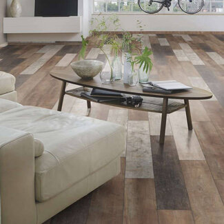 Floer Floer Sloophout Laminaat - Versleten planken Donker