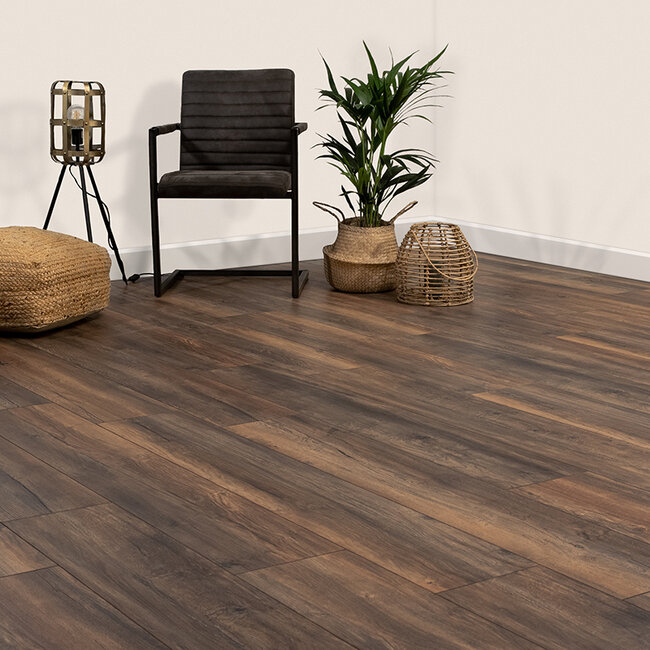 Floer Sloophout Laminaat - Ruw Donker Eiken