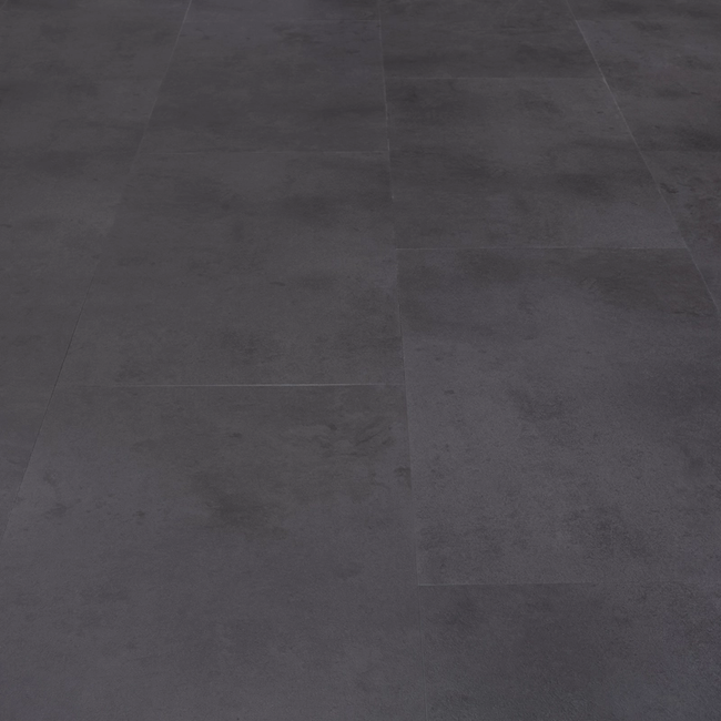 Floer Tegel PVC – Betonlook Zwart