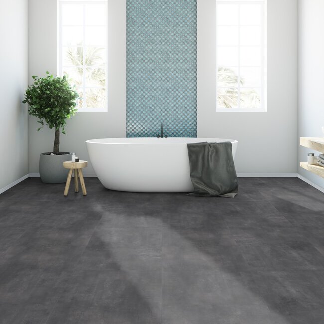 Floer Tegel PVC – Beton Antraciet (Uitlopend)