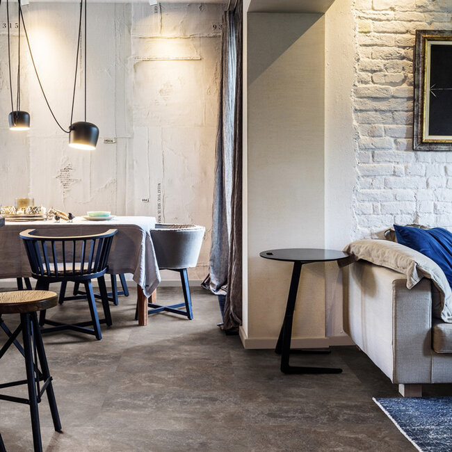 Floer Tegel PVC – Graniet Donker (Uitlopend)