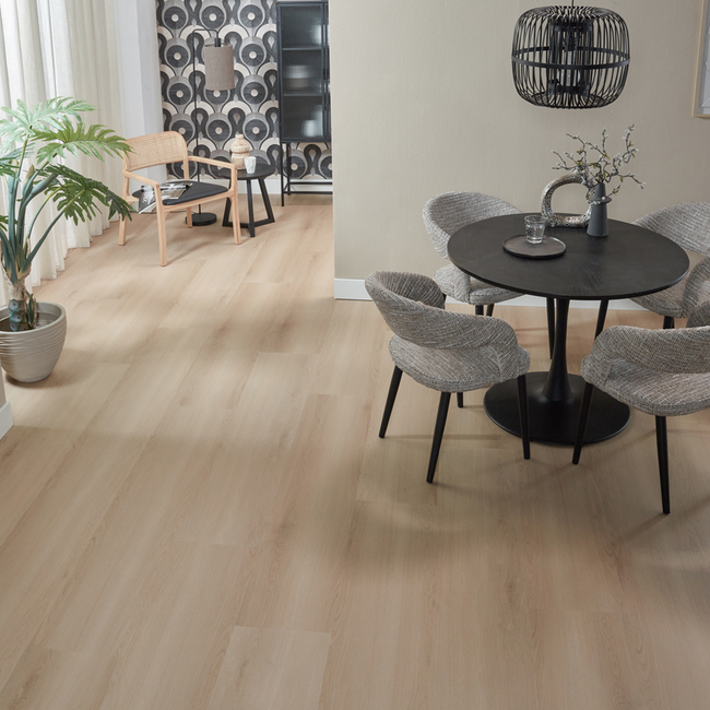 Floer Landhuis Click PVC – Lichtbruine Eik