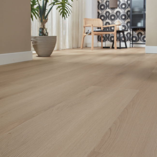 Floer Landhuis Click PVC – Lichtbruine Eik