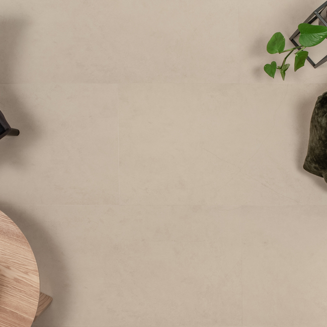 Floer Tegel Click PVC – Betonlook Beige
