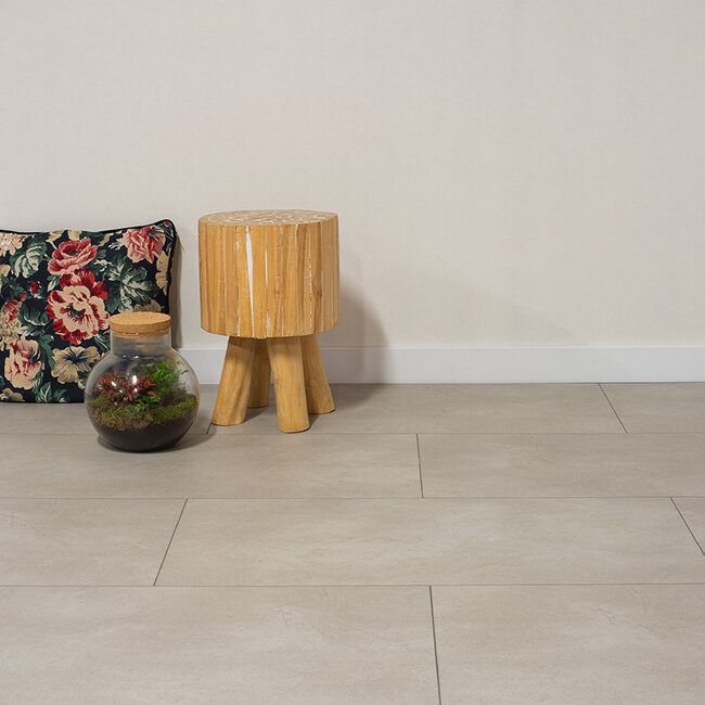 Floer Tegel Click PVC – Tankenberg Leemgrijs (Uitlopend)