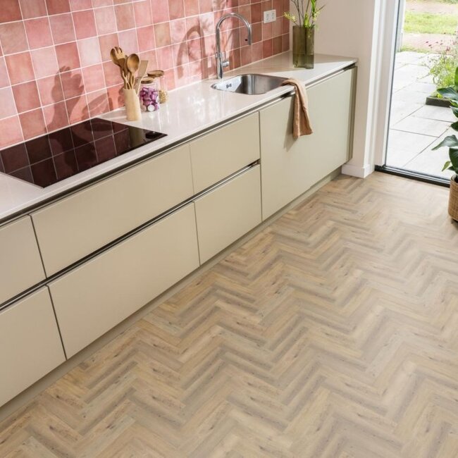 Ambiant Spigato visgraat dryback dark oak