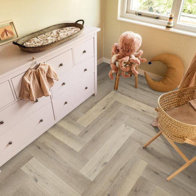 Ambiant Spigato visgraat dryback light oak
