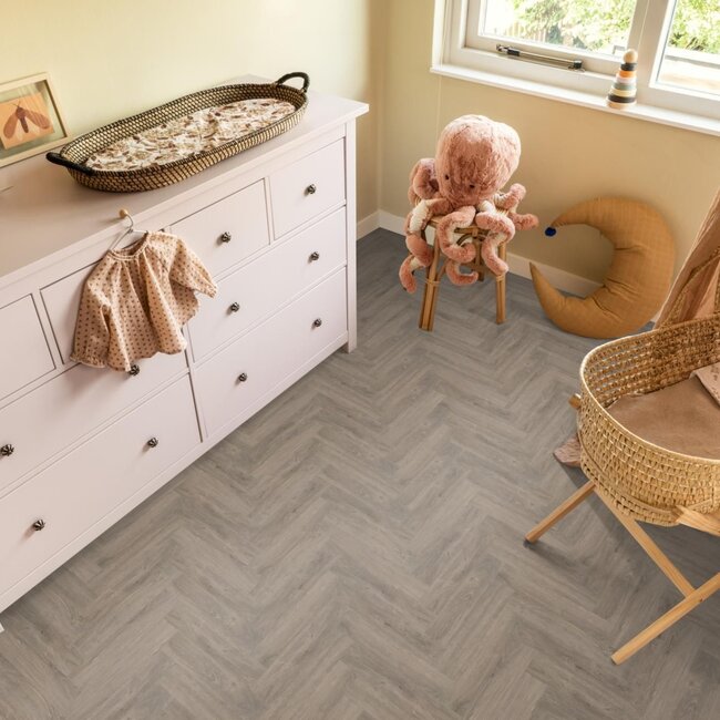 Ambiant Spigato visgraat dryback smoky