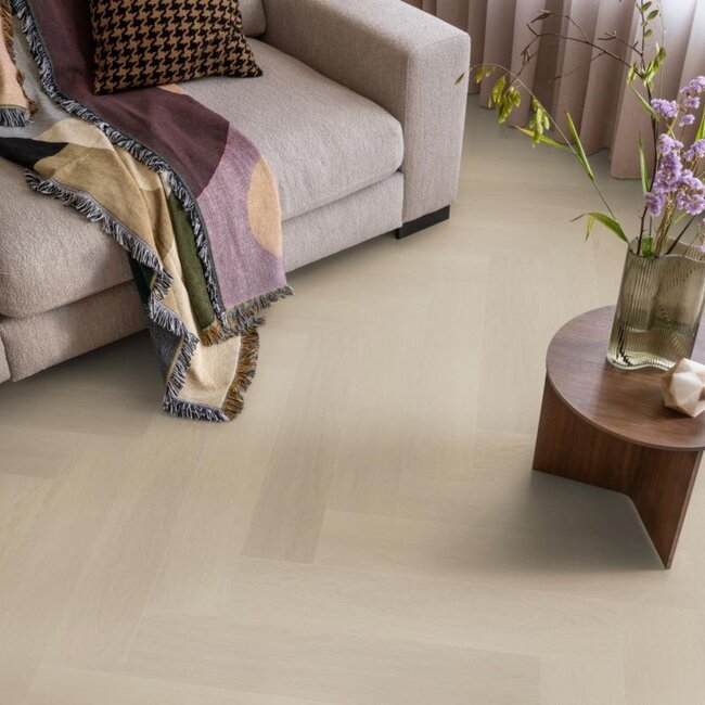 Ambiant Spigato Estino visgraat dryback beige
