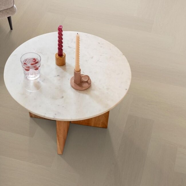 Ambiant Spigato Estino visgraat dryback beige