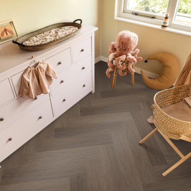 Ambiant Spigato Estino visgraat dryback brown