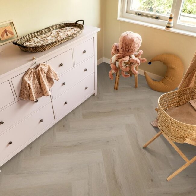 Ambiant Spigato Vivero visgraat dryback light oak
