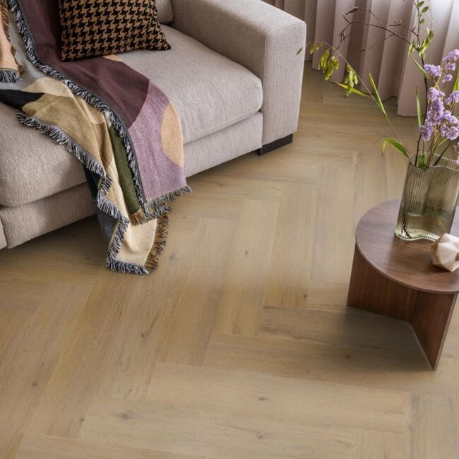 Ambiant Spigato Vivero visgraat dryback dark oak