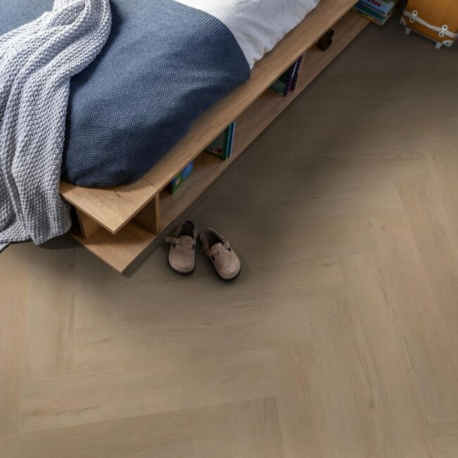 Ambiant Spigato Vivero visgraat dryback beige