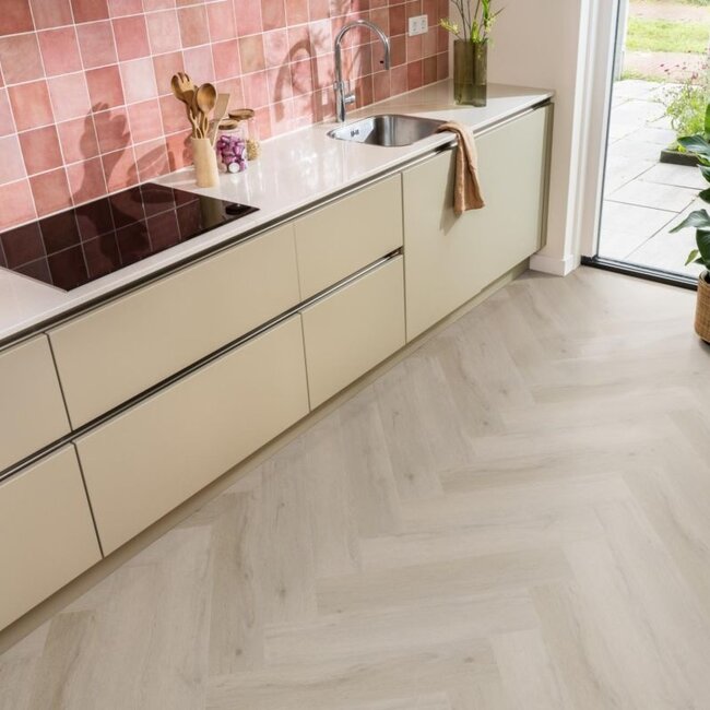 Ambiant Spigato Vivero visgraat click SRC light oak