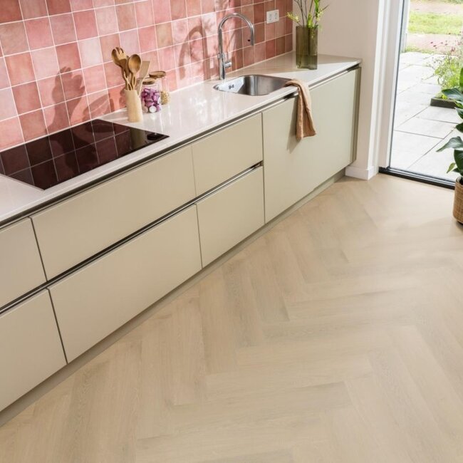 Ambiant Spigato Navaro visgraat click light oak