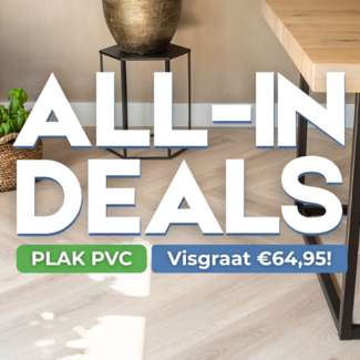 All-in Plak PVC Visgraatvloer - Incl. leggen