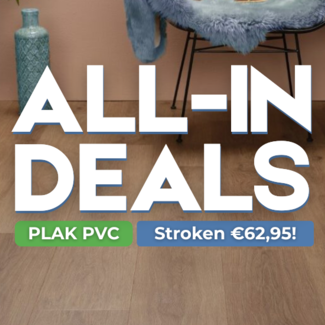 All-in Plak PVC Strokenvloer – Incl. Leggen