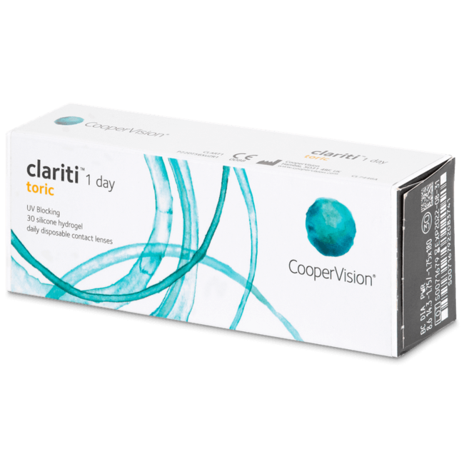 Coopervision Clariti 1 Day Toric 30 pack 1 sterkte
