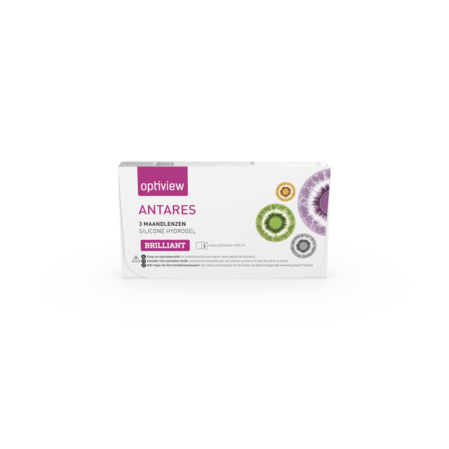 Optiview Antares Brilliant 3 pack 1 sterkte