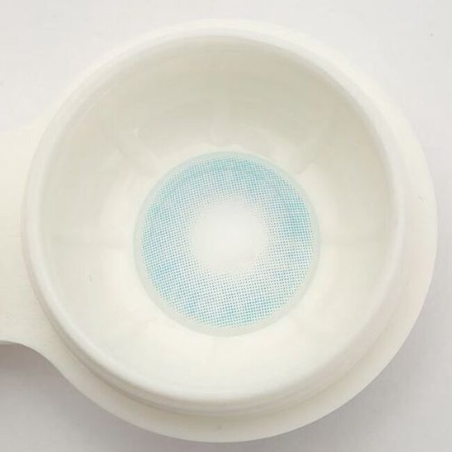 FreshGo Hidrocor Azul gekleurde contactlens, met gratis lensdoosje