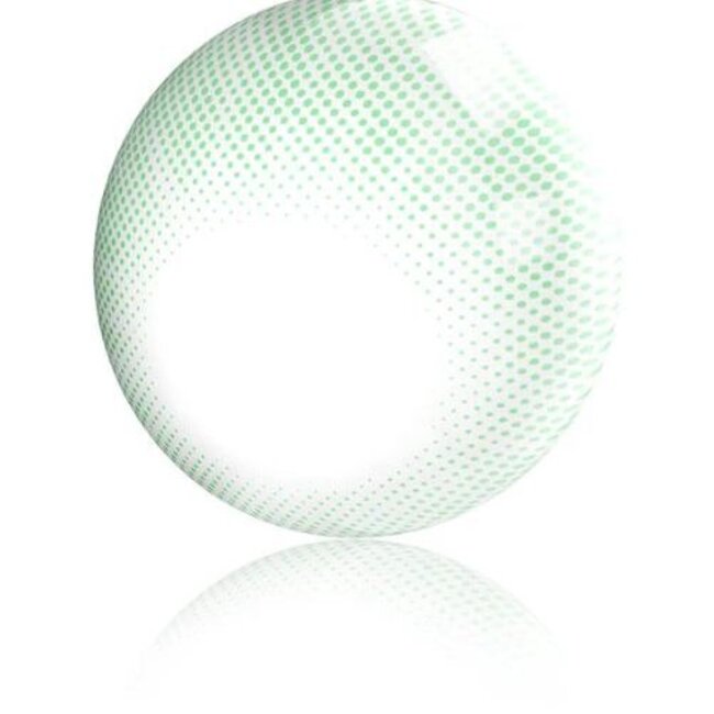 FreshGo Hidrocor Verde gekleurde contactlens, met gratis lensdoosje