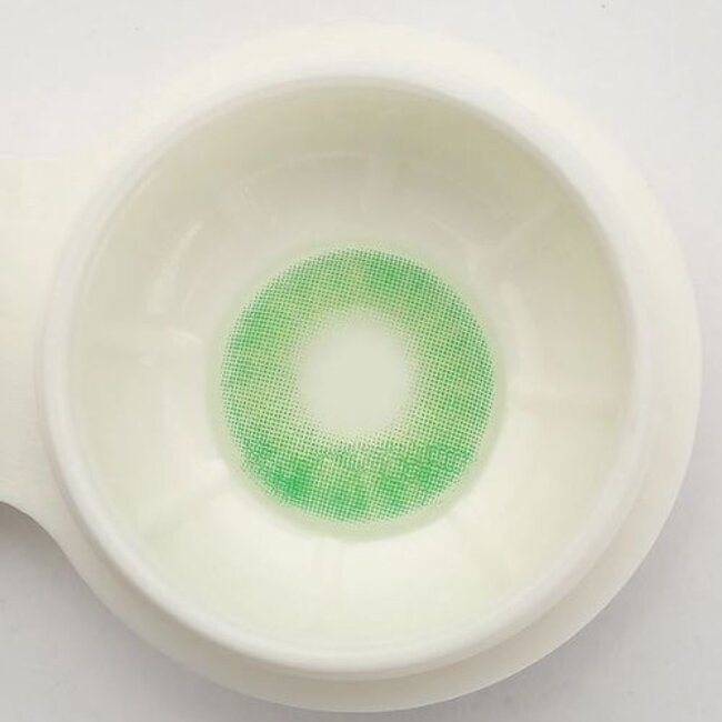 FreshGo Hidrocor Emerald gekleurde contactlens, met gratis lensdoosje
