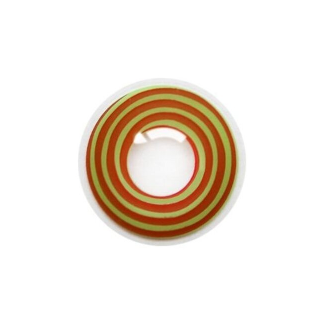 Hypnotic kleurlenzen rood/groen Nu met GRATIS lensdoosje
