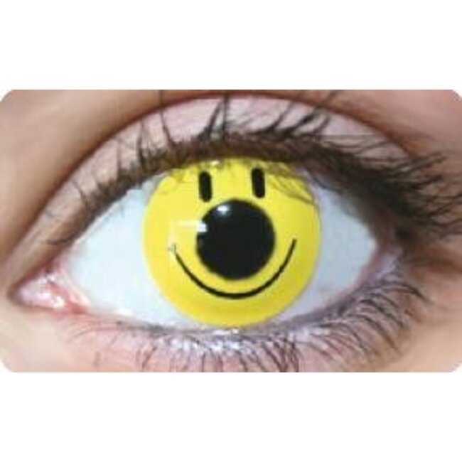 Kleurlenzen - Halloween - Smiley