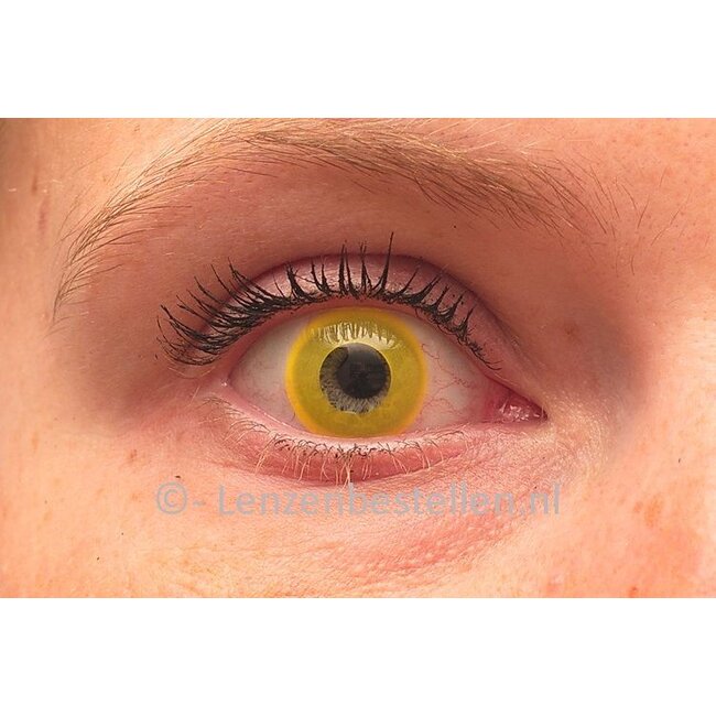 Crazy Kleurlenzen Geel Nu met GRATIS lensdoosje