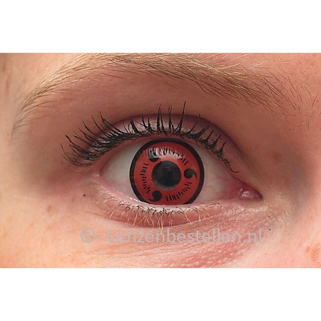 Crazy Kleur lenzen Rood Atoom Nu met GRATIS lensdoosje