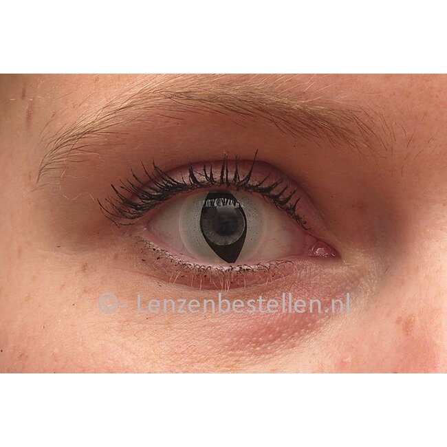 Crazy Cat Eye lenzen WIT Nu met GRATIS lensdoosje
